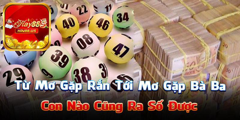 Từ Mơ Gặp Rắn Tới Mơ Gặp Bà Ba – Con Nào Cũng Ra Số Được